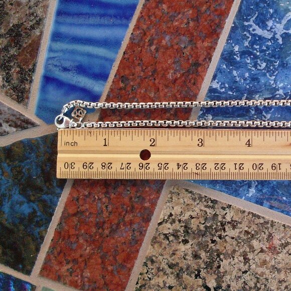 Current Item David Yurman 3.6 mm 18 inch Box Chain - DY 14K Tag - Gift Boxed - Picture 6 of 9